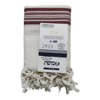 Maroon Wool Tallit Luxurious Weave - Hallel Design