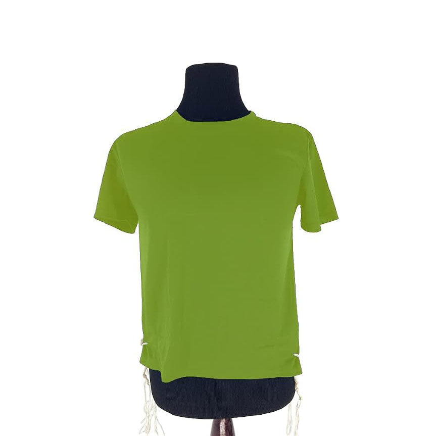 Sports T-Shirt Tzitzit – Moisture-Wicking Performance Fabric – Lawn Green