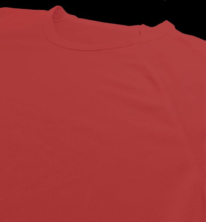 Sports T-Shirt Tzitzit – Moisture-Wicking Performance Fabric – Red