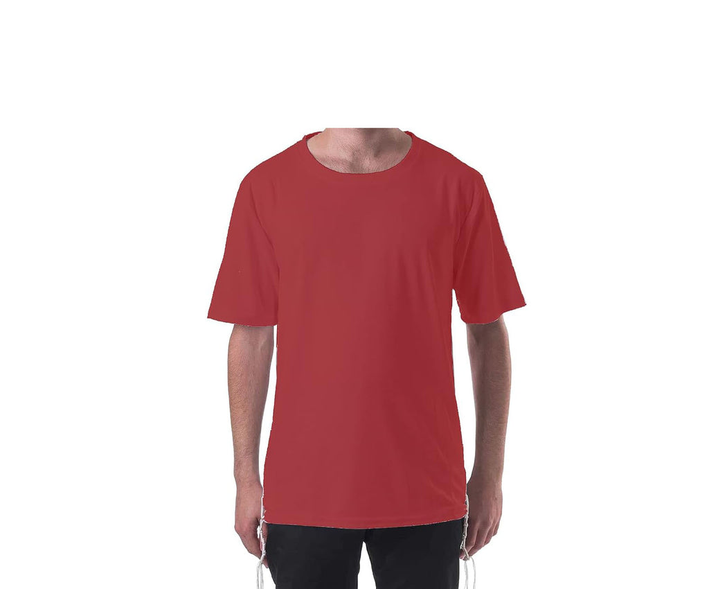 Sports T-Shirt Tzitzit – Moisture-Wicking Performance Fabric – Red