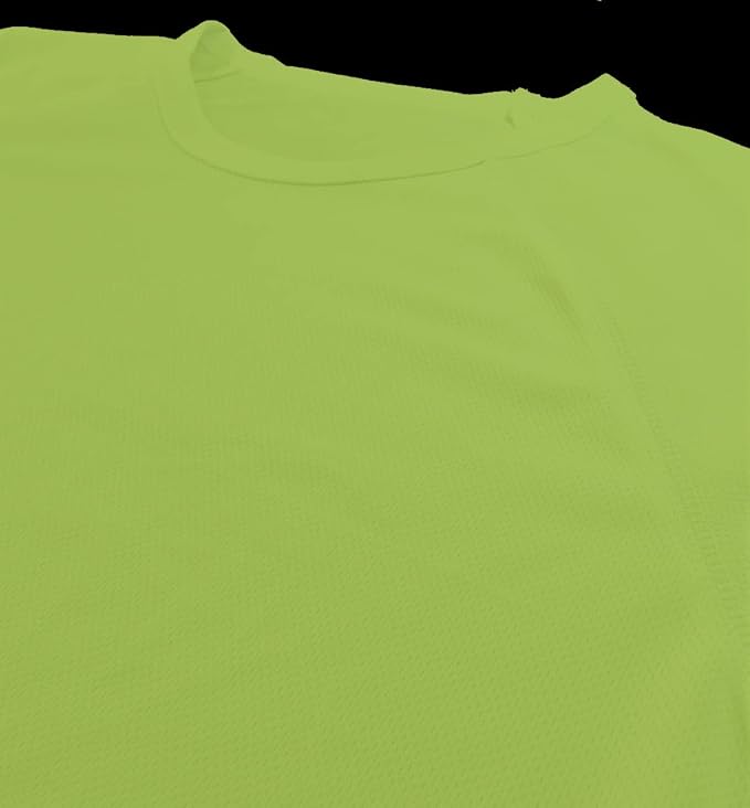 Sports T-Shirt Tzitzit – Moisture-Wicking Performance Fabric – Lawn Green