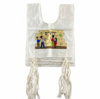 Children’s Jerusalem Tallit Katan – 5 Pack – Jerusalem Design
