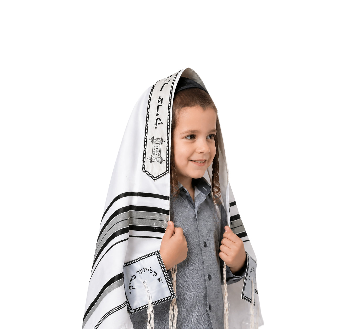 Children’s Wool Tallit – “Der Kleiner Tzaddik”