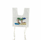 Children’s Palm Tree Tallit Katan – 5 Pack – “Tzadik KaTamar Yifrach” Design