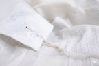 Cotton Tallit – White Stripes – Machine Washable – Multiple Sizes