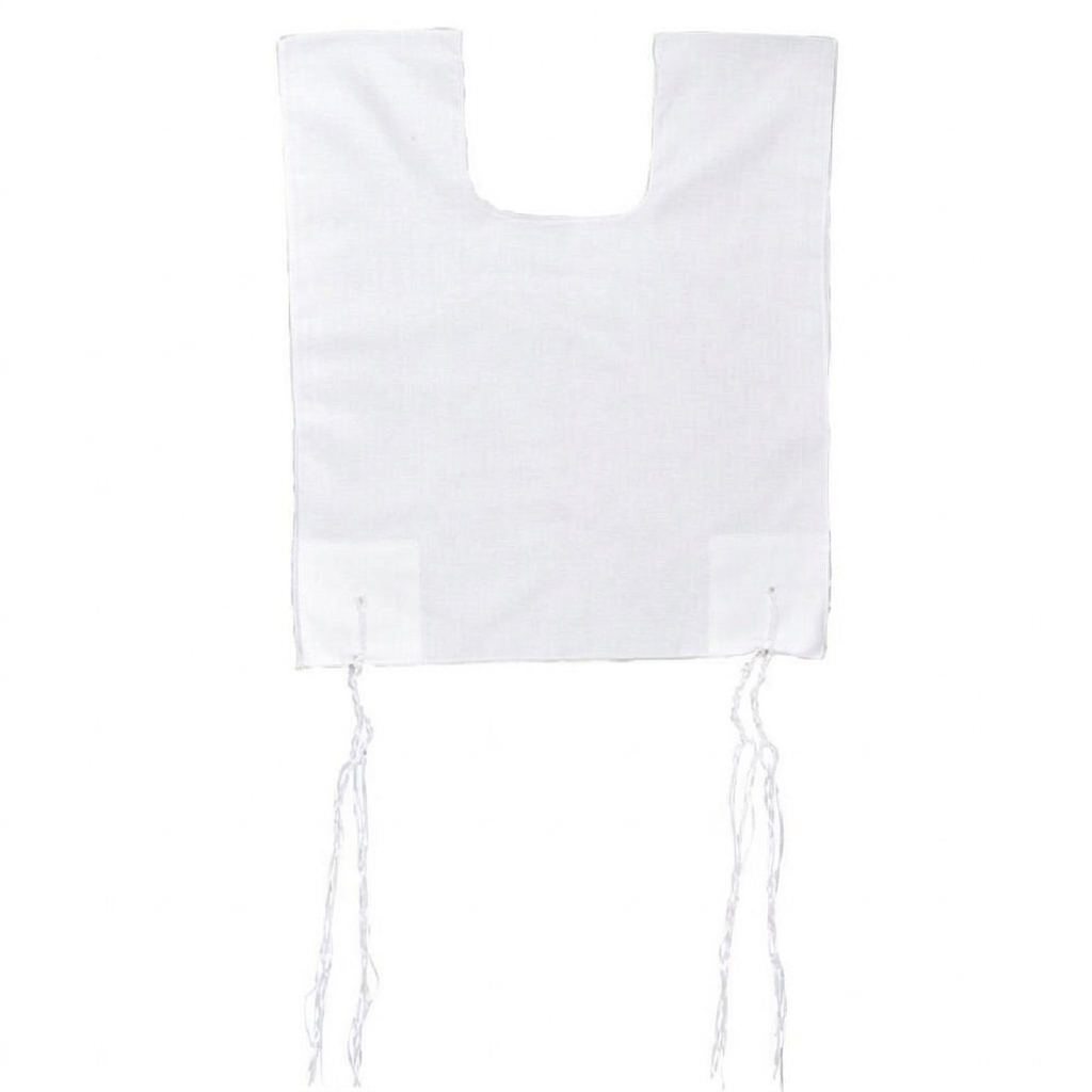 Children's Cotton Tallit Katan – Lightweight & Easy Care – Kosher Certified