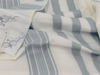 Cotton Tallit – Grey Stripes – Machine Washable – Multiple Sizes