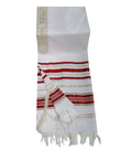 Talitnia Acrylic Tallit – Traditional Red & Gold Stripes