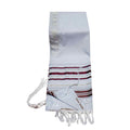 Talitnia Acrylic Tallit – Traditional Maroon & Gold Stripes