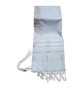 Talitnia Acrylic Tallit – Traditional White & Gold Stripes