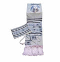 Jewish Festivals Jacquard Tallit Set – Symbolic Design – Multiple Colors