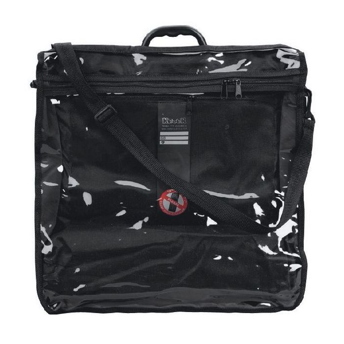 Black Tallit Tote Bag with Clear Front – Multiple Sizes