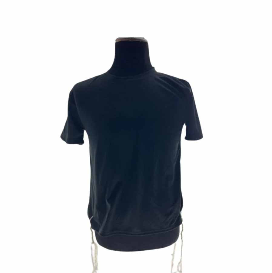 Sports T-Shirt Tzitzit – Moisture-Wicking Performance Fabric – Black