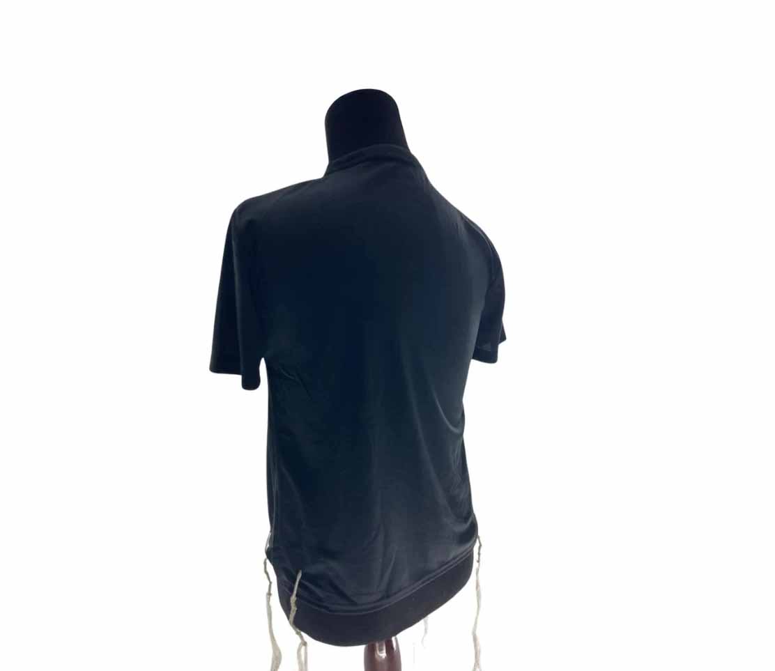 Sports T-Shirt Tzitzit – Moisture-Wicking Performance Fabric – Black