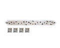 Yair Emanuel Pomegranate Embroidered Atarah (Tallit Neckband) with Matching Corners – 31" x 3.6"