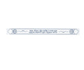 Polyester Embroidered Atarah with Blessing & Luchos Design – Blue