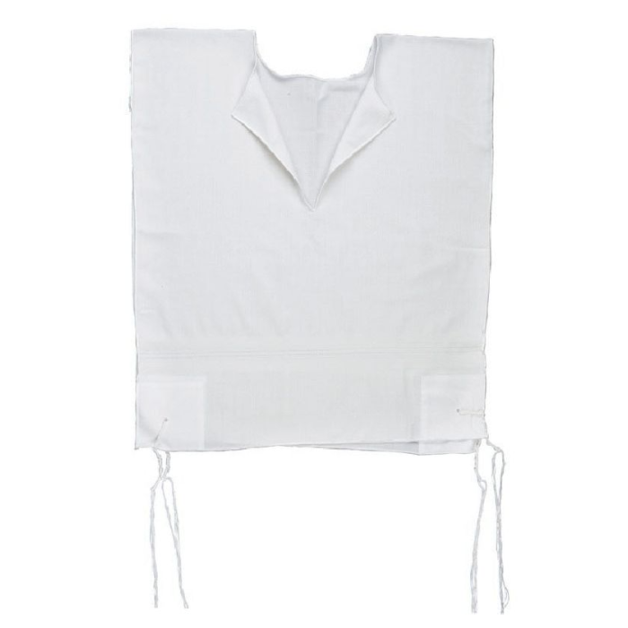 Adult Cotton Tallit Katan – Lightweight & Easy Care – Kosher Certified