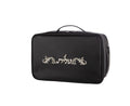 Tallis &amp; Tefillin Travel Bag – Black Leather-Look Carry Case with Mirror and Compass