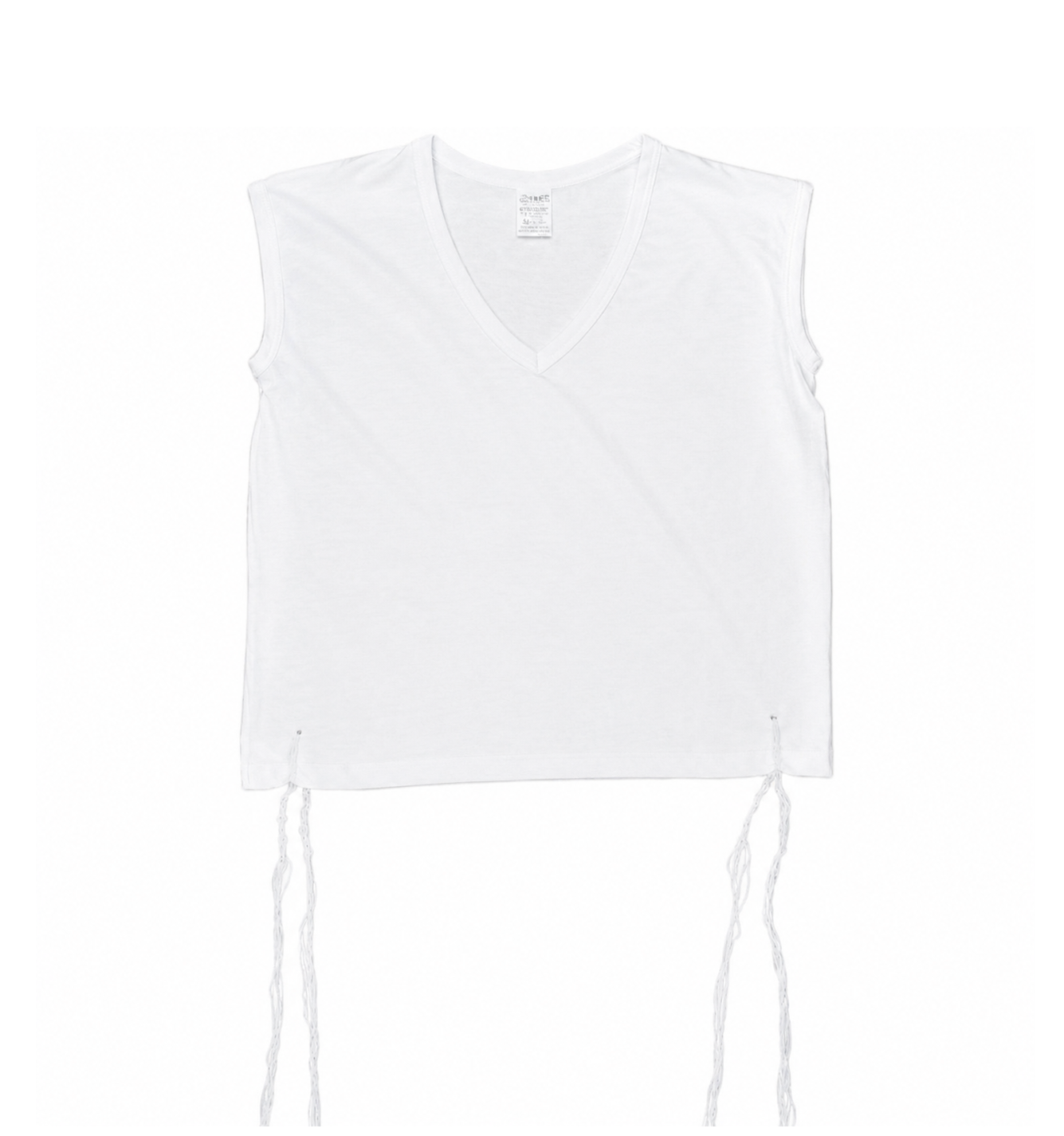 T-Shirt Tzitzit – 100% Cotton Knit – Kosher Certified – Multiple Neck Styles
